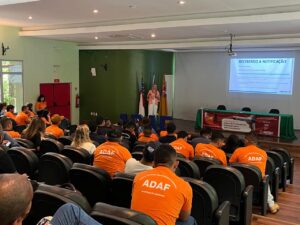 Imagem da notícia - Em primeiro dia de atividades, treinamento da Adaf capacita servidores a pôr em prática Plano de Contingência Estadual Para Influenza Aviária